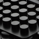 Silicone rubber foot close-up view showing non-slip texture