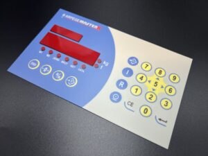 Polyester membrane switch exposed to chemicals and moisture